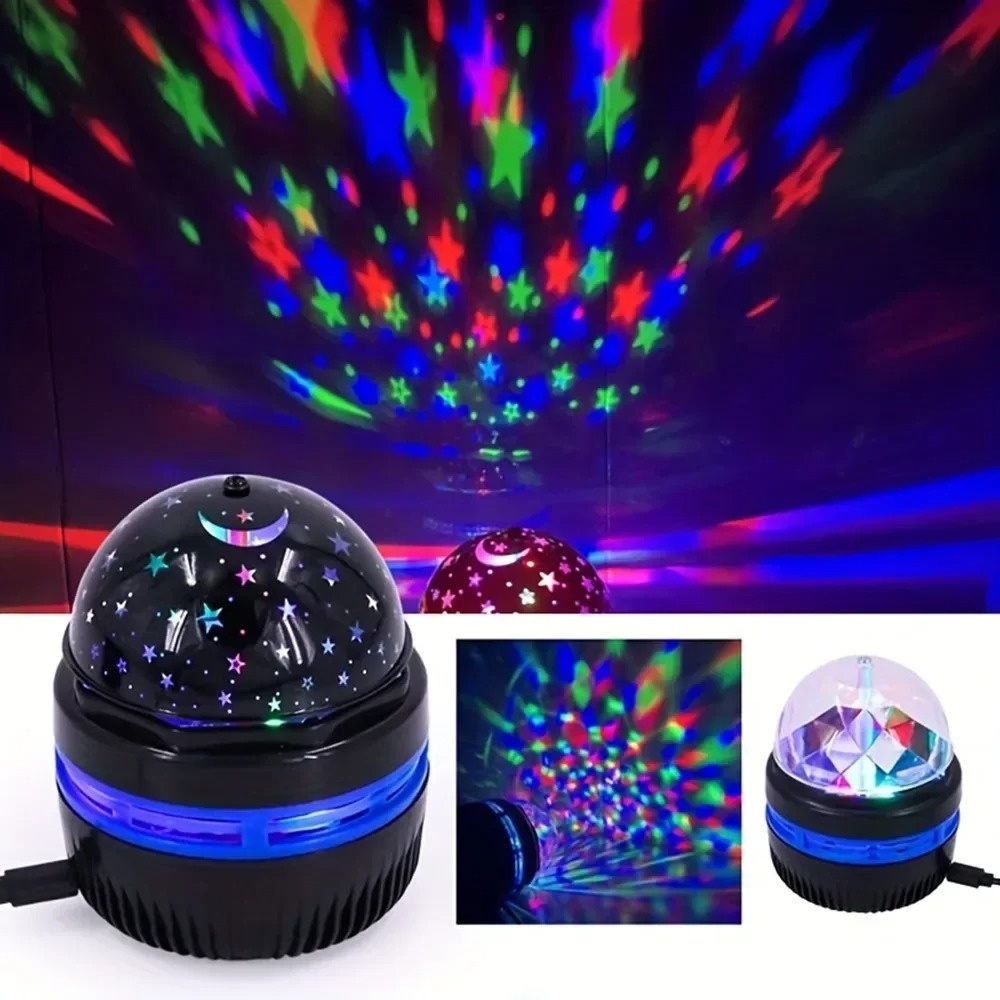 Accessories For Your Gaming Room - โปรเจคเตอร์ไฟ LED พกพา ฉายแสงดาว โคมไฟตั้งโต๊ะ USB