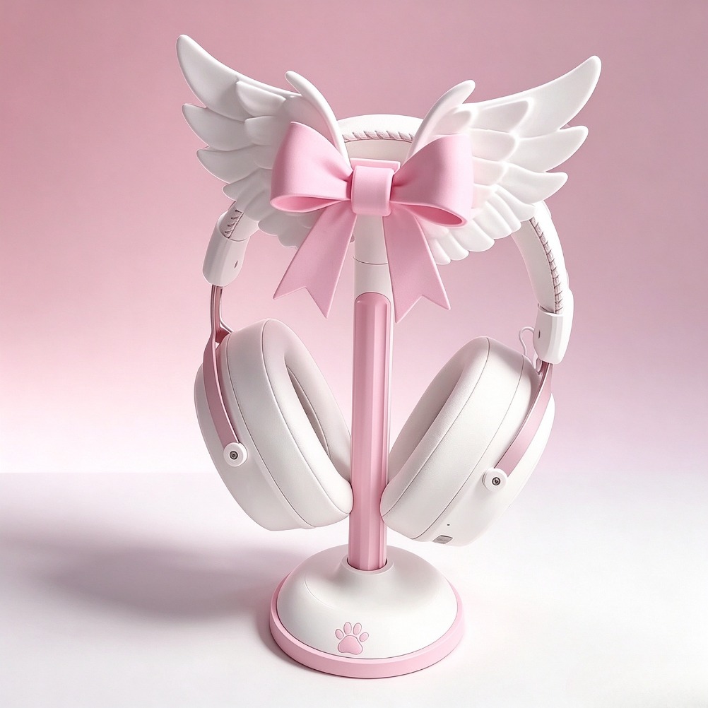 ที่วางหูฟังรูปปีกนางฟ้าและโบว์ - Accessories For Your Gaming Room บทวิจารณ์และราคา