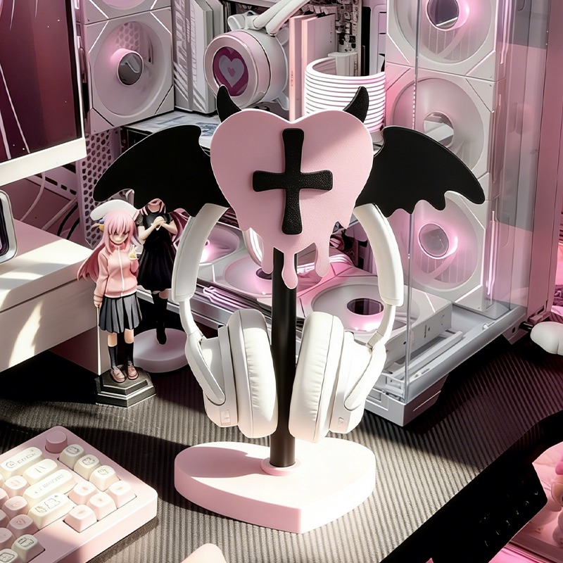 ขาตั้งหูฟังน่ารักสไตล์สวยงาม ส - Gaming Accessories Aesthetic บทวิจารณ์และราคา