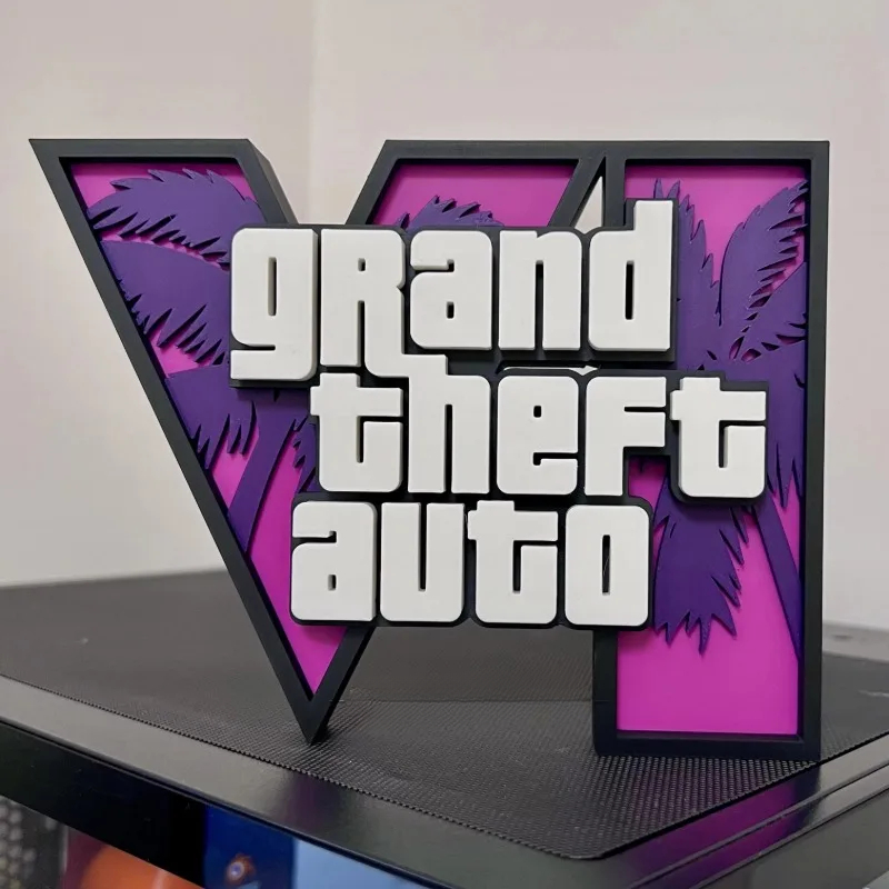 โลโก้ GTA 6 Grand Theft Auto แ - Accessories For Your Gaming Room บทวิจารณ์และราคา